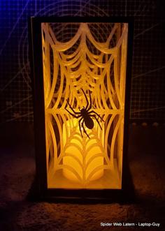 Spider Web Lantern 3D Printer Model