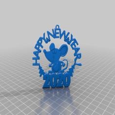 2020 NewYearMouse 3D Printer Model