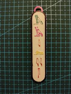 OpenSCAD Parametric Hieroglyphic Alphabet 3D Printer Model