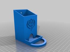 Flower Bird Feeder 3D Printer Model