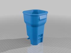 Curbside Trash Can 3D Printer Model