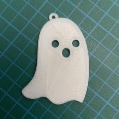 Ghost Halloween Keychain (Armless) 3D Printer Model