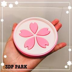 SAKURA Soap Box And Coaster 3D Printer Model