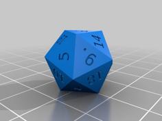 Dr Who D20 3D Printer Model