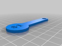 Canadian Shopping Cart Key 3D Printer Model