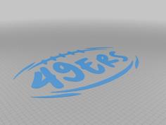 49ers Logo – NFL 3D Printer Model