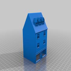 Town House In H0 / HO 3D Printer Model