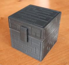 Chest In Minecraft Style 3D Printer Model