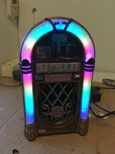 Jukebox With Neopixel Lights 3D Printer Model