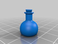 Potion Bottle For Board Game 3D Printer Model