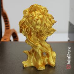 Lion Simba Support Free Remix 3D Printer Model