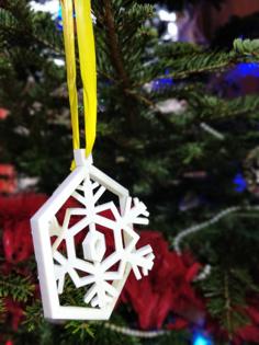 Spinning Snowflake 3D Printer Model