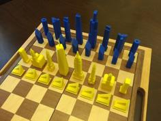 NYC Vs Chicago Chess (BB18) 3D Printer Model