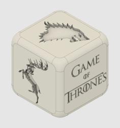 Game Of Thrones Dice 3D Printer Model