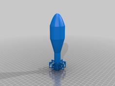 Model Rocket Mortar 3D Printer Model