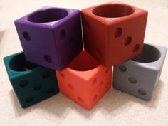 Dice Cup Holder 3D Printer Model