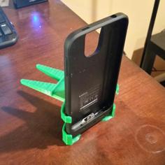 CD Slot Bracket For Galaxy S5 WITH MOPHIE CASE 3D Printer Model