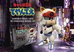 SAMURAI PIZZA CATS – MODEL KIT 3D Printer Model