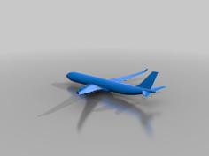 Airbus A330 In Work 3D Printer Model