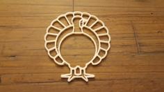 Turkey Shaped Napkin Ring 3D Printer Model