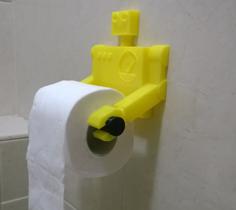 Robot Toilet Paper Holder 3D Printer Model