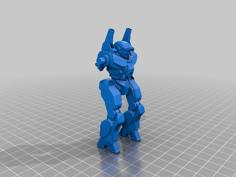 15mm Scale MWO Phoenix Hawk 3D Printer Model