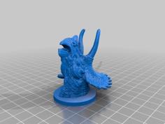 Triceratops Drawer Handle 3D Printer Model