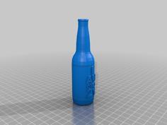 Mini Beer Bottle 3D Printer Model