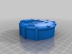 Round Tank Factory 3D Printer Model