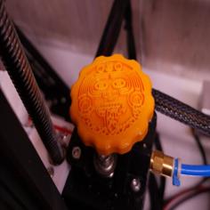 Ender 3 – Extruder Knob Aztec Calendar 3D Printer Model