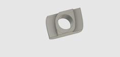 4mm T Nut For Extruded Aluminum. TEVO Tornado 3D Printer Model