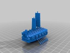 Korean Traditional Turtle Ship 3D Printer Model