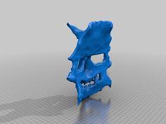 Oni Mask (smoothed) 3D Printer Model