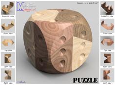 Puzzle Cube 3D Printer Model