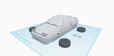 Toyota AE86 Trueno 3D Printer Model