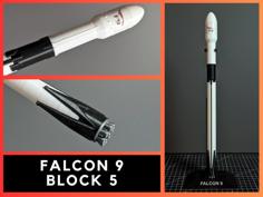 Falcon 9 Block 5 3D Printer Model