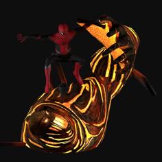 SPIDERMAN FAR FROM HOME MODEL 3D Printer Model