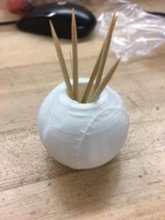 Baseball Pencil Holder 3D Printer Model