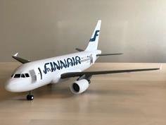 Airliner Toy Set Inspired By Airbus A318 3D Printer Model