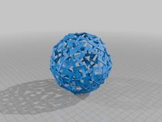 STAR RHOMBICOSIDODECAHEDRAL POLYLINK 1 3D Printer Model