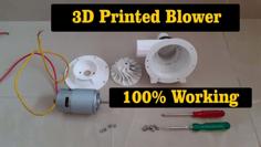 DIY 3D Printed Blower 3D Printer Model