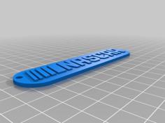 NASCAR Keychain 3D Printer Model