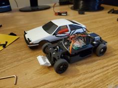 Fully Printed 1:28 RC Car Chassis (MINI-Z Compatible) 3D Printer Model