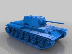 The Heavy Tank – KV-1 3D Printer Model