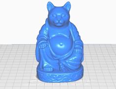 Cat Buddha (Animal Collection) 3D Printer Model