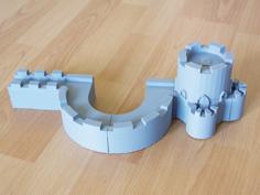 Parametric Bastion For Modular Castle Playset 3D Printer Model