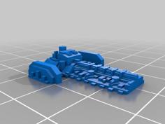 Chaos Infidel Class Raider 2 Cut For Printing 3D Printer Model