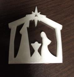 Nativity Ornament 3D Printer Model