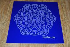 Millingholder And Mandala For Engraving 3D Printer Model