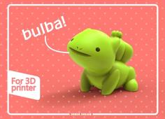 Bulbasaur Seudo 3D Printer Model